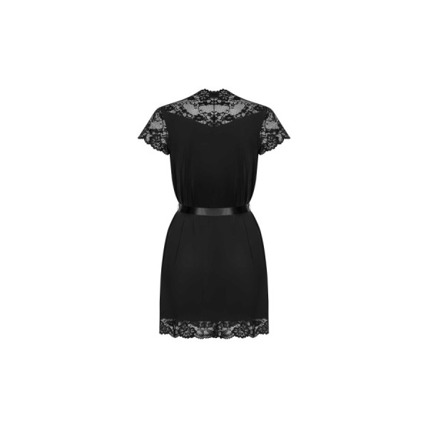 810-PEI-1 Peignoir - Noir